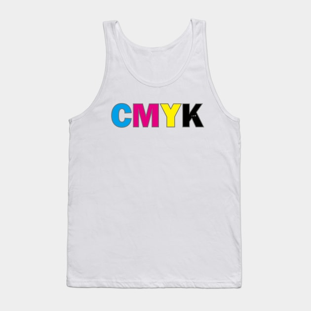 CMYK Tank Top by ez2fly